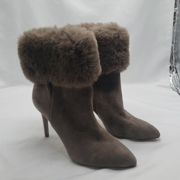 SAM EDELMAN OLEANA ANKLE FUR BOOTIES size 7 - Picture 1 of 15